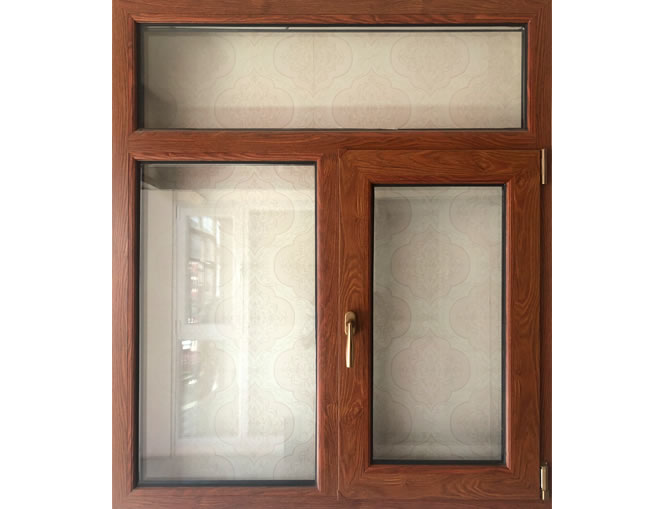 鋁木復合65、70平開門窗